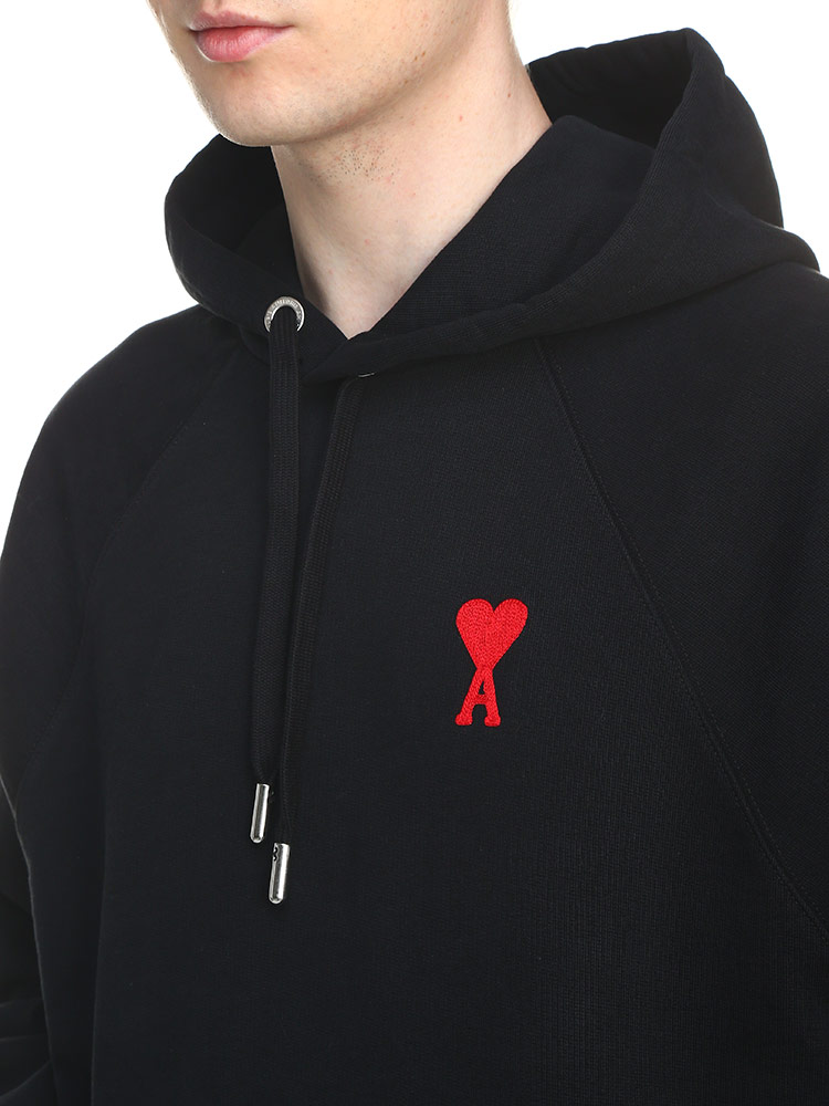 AMI PARIS (アミパリス) ワンポイント プルオーバー パーカー Ami de