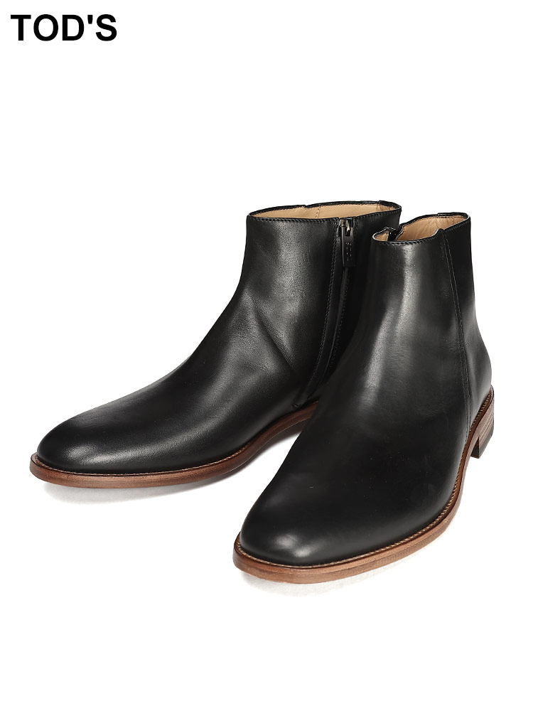 TOD'S (トッズ ) レザー サイドジップ ブーツ TDXXM33CCT80NHV メンズ
