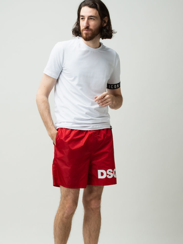 DSQUARED2 ディースクエアード メンズ ショートパンツ 水陸両用 裾BIG