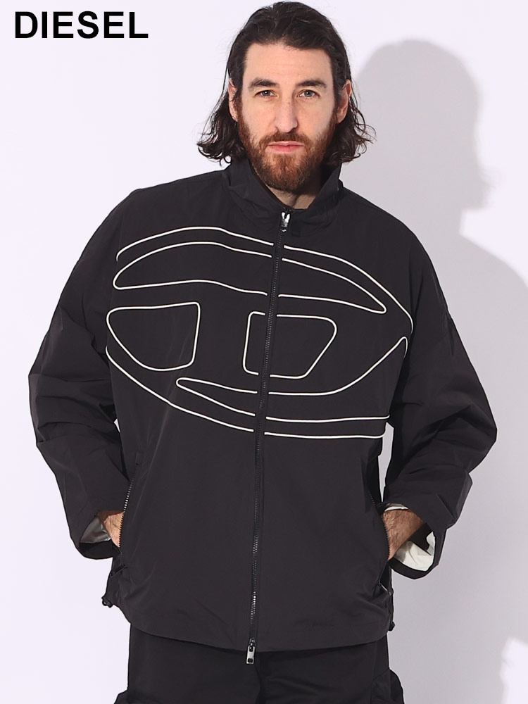 DIESEL (ディーゼル) ライトアウター オーバルDロゴ スタンド ナイロン