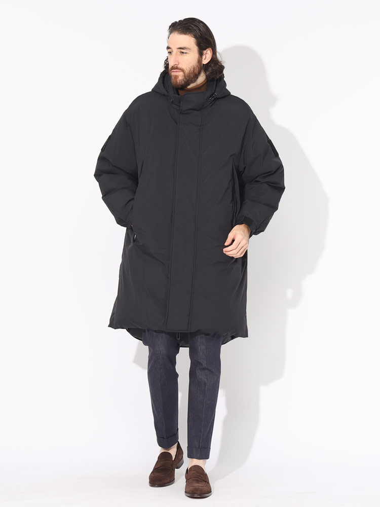 EMPORIO ARMANI (エンポリオ アルマーニ) フード収納 フルジップ