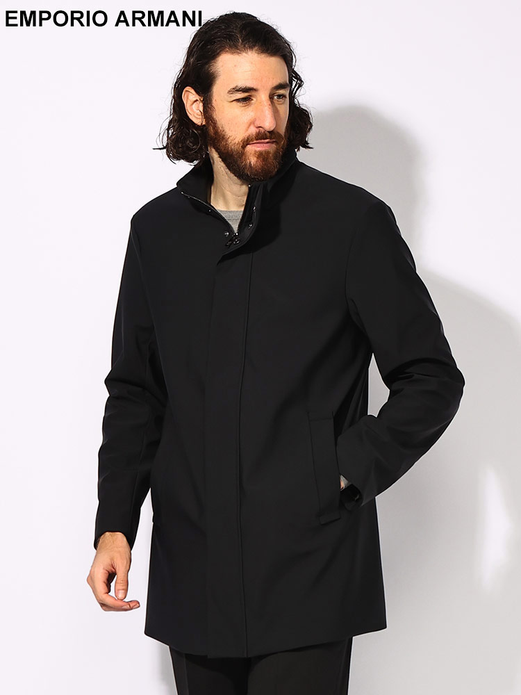 EMPORIO ARMANI (エンポリオアルマーニ) フルジップ＆ボタン スタンド