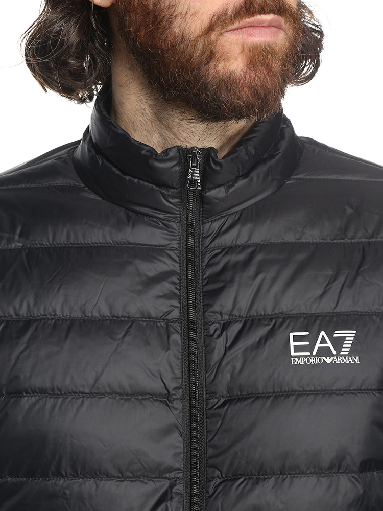 EMPORIO ARMANI (エンポリオアルマーニ) 胸ロゴ スタンド フルジップ