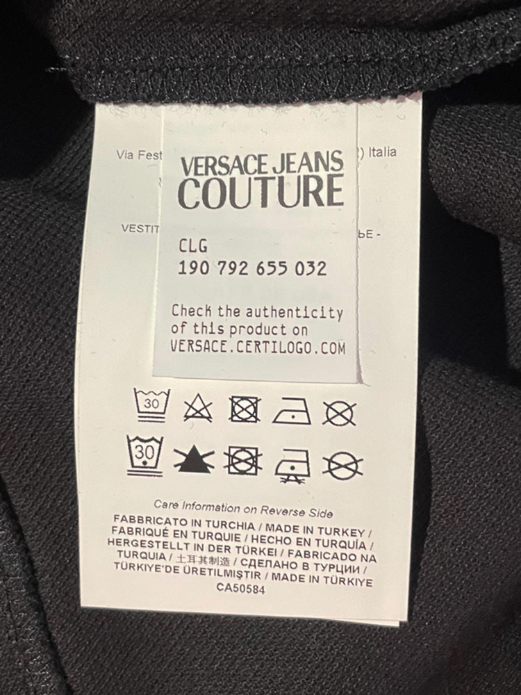 VERSACE JEANS COUTURE (ヴェルサーチェ ジーンズ クチュール) 胸ロゴ