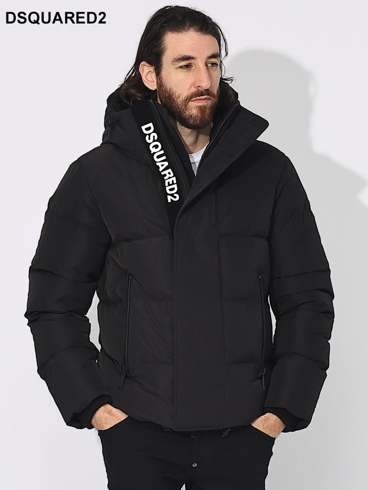 DSQUARED2 (ディースクエアード) インナーロゴ フルジップ ダウン