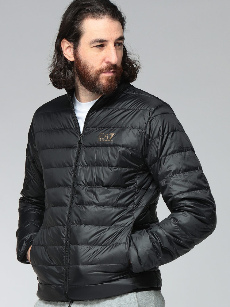 EMPORIO ARMANI (エンポリオアルマーニ) 胸ロゴ フルジップ ライト