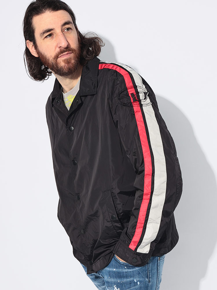 DIESEL (ディーゼル) アームライン フルボタン コーチジャケット