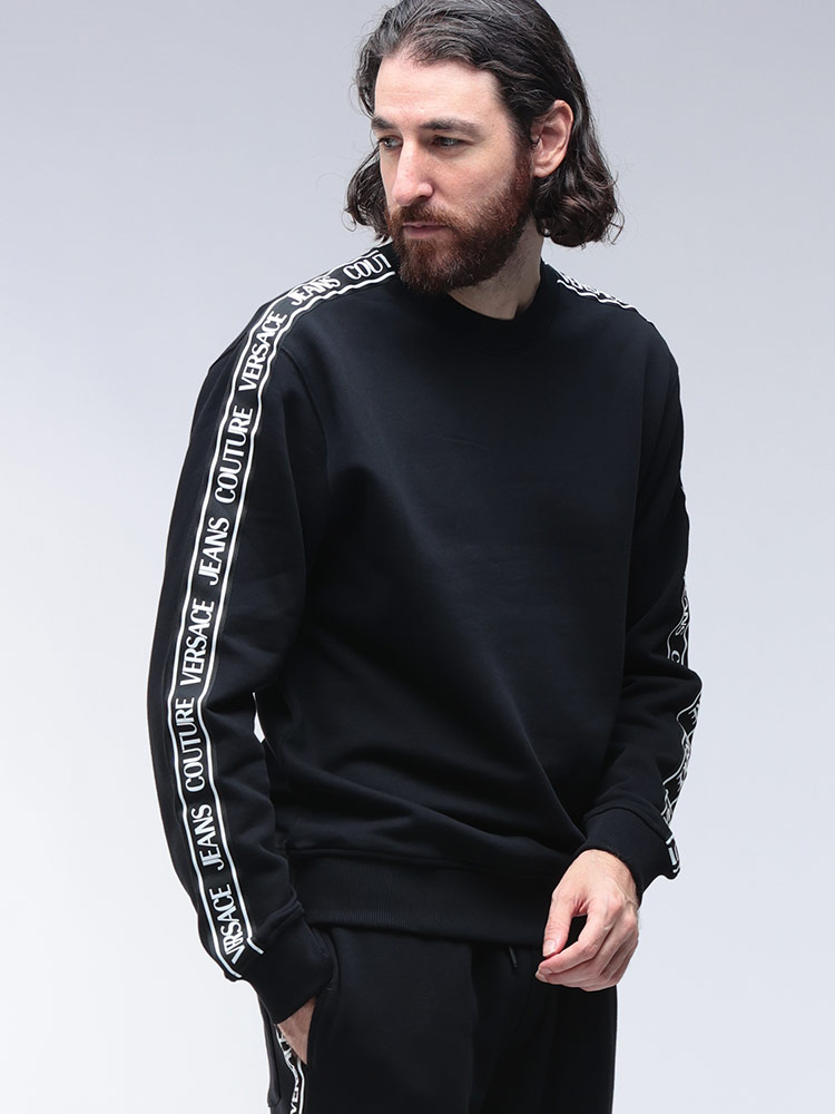 starboy VERSACE ブラック トレーナー 40 starboy VERSACE ブラック