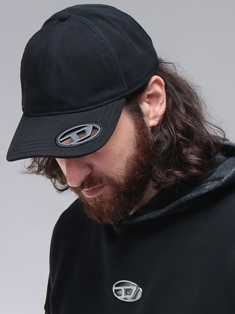 DIESEL (ディーゼル) オーバルD コットン キャップ DSA113570PFAA