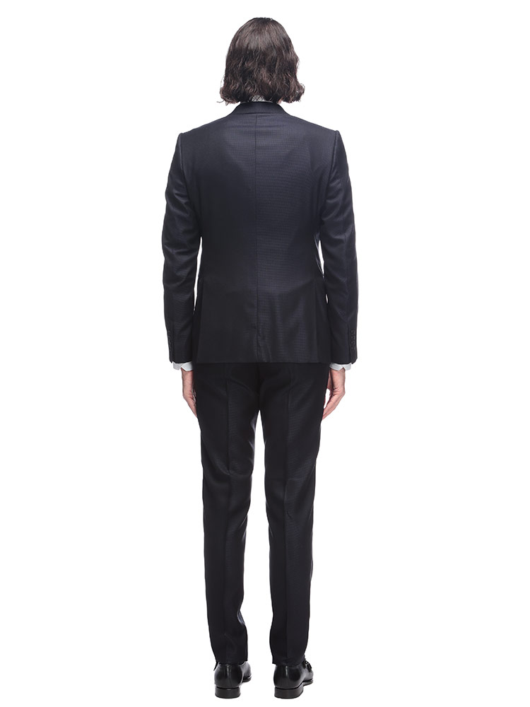 EMPORIO ARMANI (エンポリオアルマーニ) シルク混 ジャガード