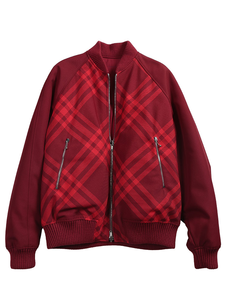 BURBERRY (バーバリー) リバーシブル チェック柄 フルジップ