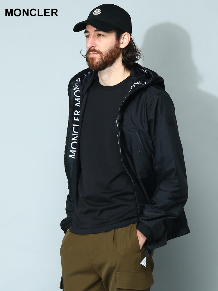 MONCLER (モンクレール) ロゴ フルジップ ウインドブレーカー Junichi