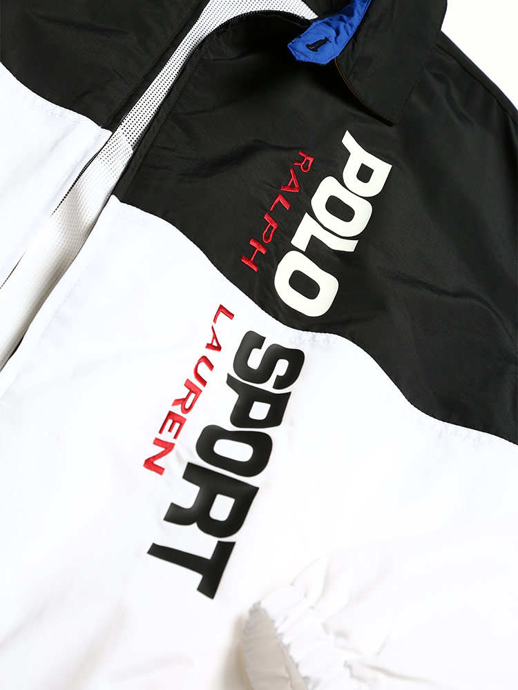 POLO SPORT (ポロスポーツ) ナイロン 切り替え フルジップ ブルゾン