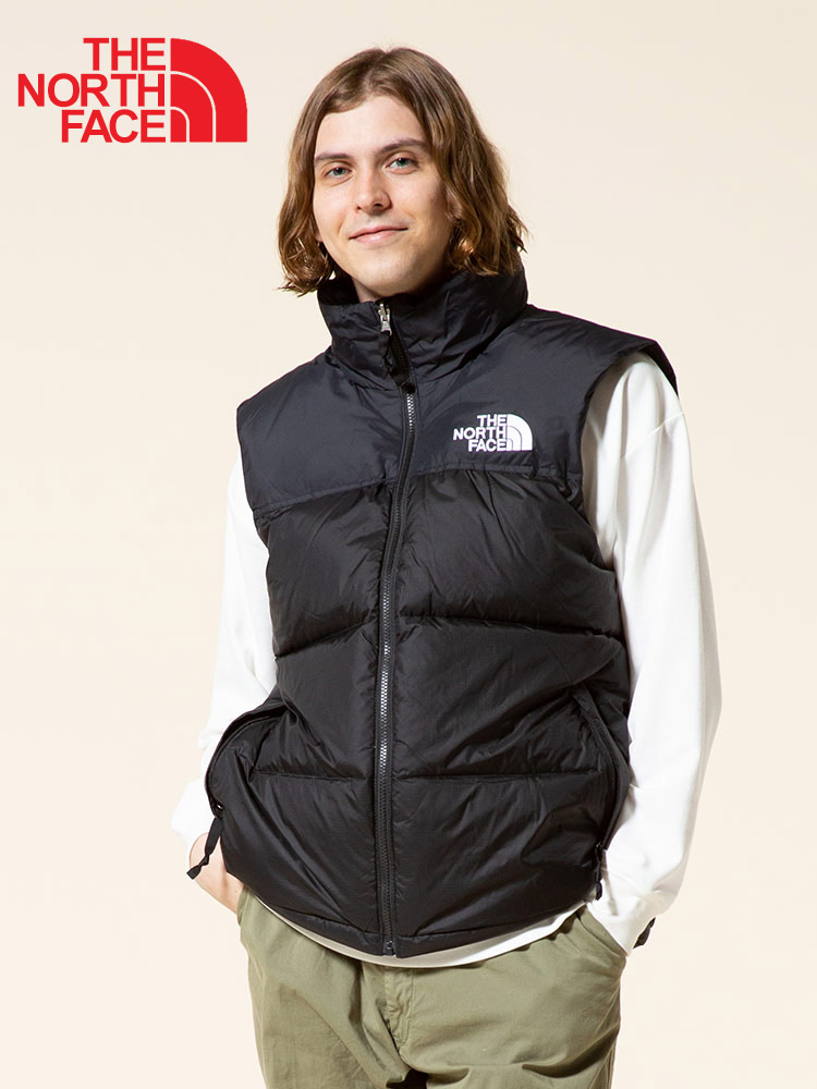 THE NORTH FACE (ザ ノースフェイス) ロゴ刺繍 フード収納 フルジップ