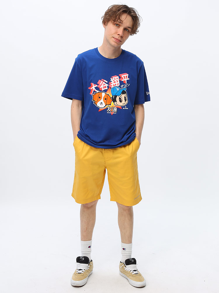 NEW ERA (ニューエラ) NEW ERA×MLB 大谷翔平×デコピン プリント 半袖 T