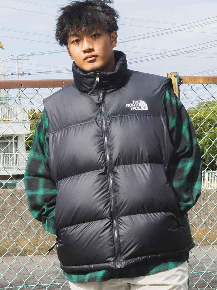 ダウンベスト フード収納 700フィルパワー M 1996 RETRO NUPTSE VEST