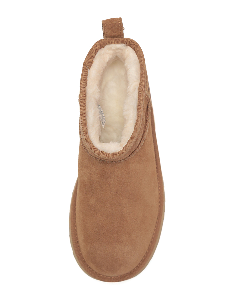 UGG (アグ) スエード 厚底 ムートンブーツ Classic Ultra Mini New