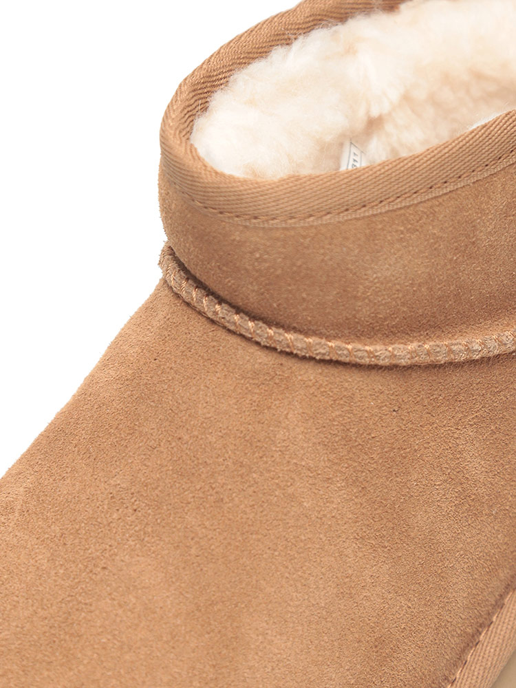 UGG (アグ) スエード 厚底 ムートンブーツ Classic Ultra Mini New