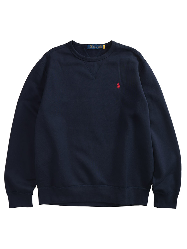 POLO RALPH LAUREN (ポロラルフローレン) 裏起毛 ワンポイント クルー