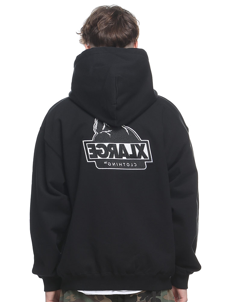 XLARGE (エクストララージ) バックデザイン フルジップ パーカー M L