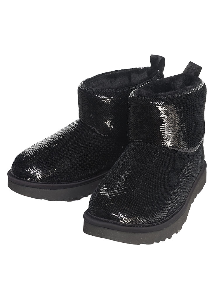 UGG (アグ) スパンコール ムートンブーツ Classic Mini UGGL1151291