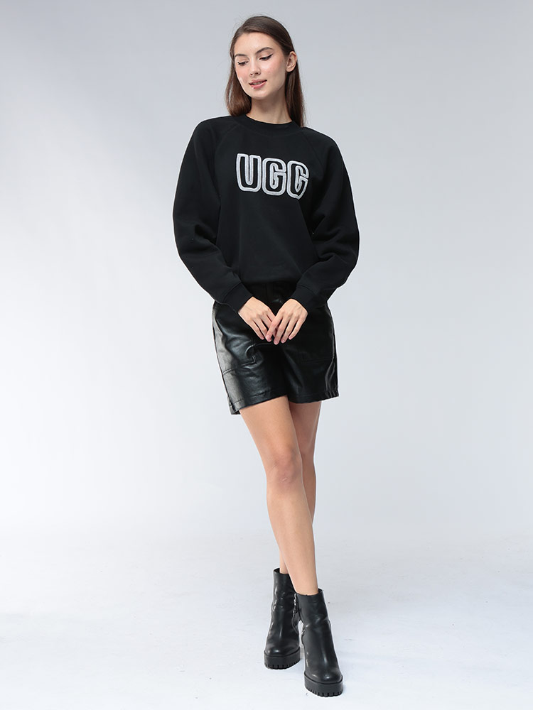 UGG (アグ) 裏起毛 BIGロゴ クルーネック トレーナー UGGL1171477