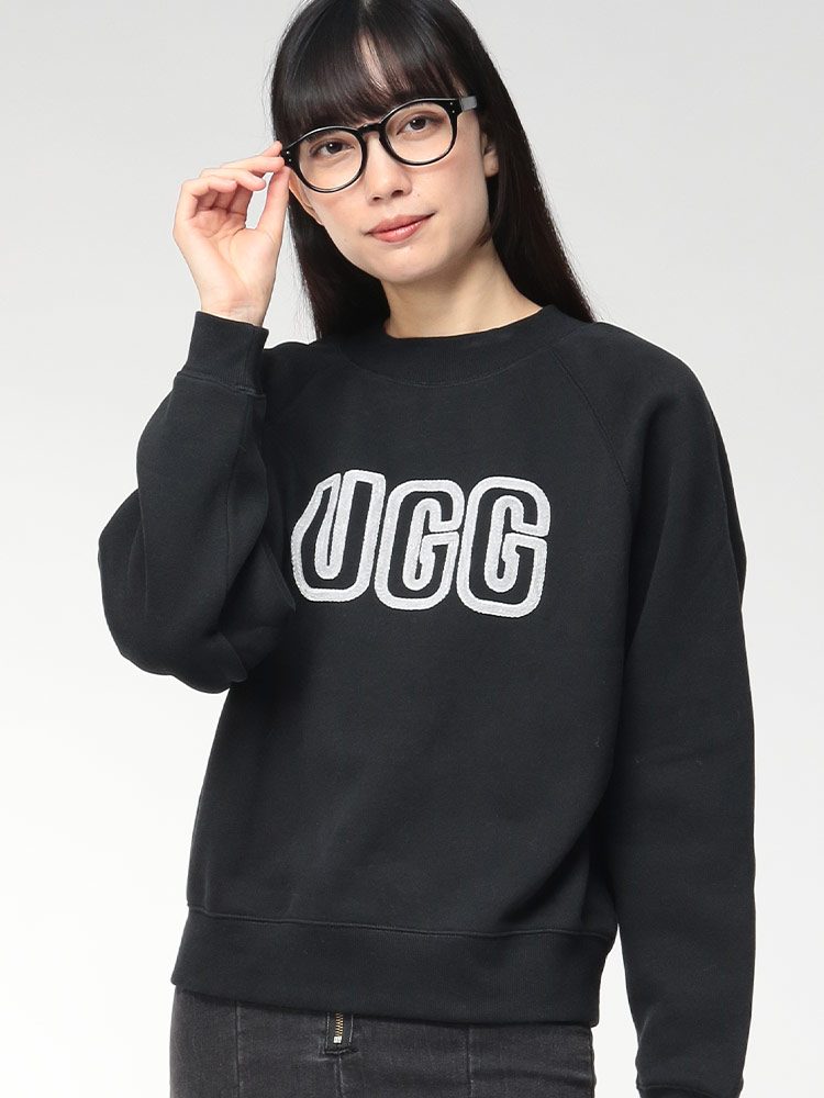 UGG (アグ) 裏起毛 BIGロゴ クルーネック トレーナー UGGL1171477