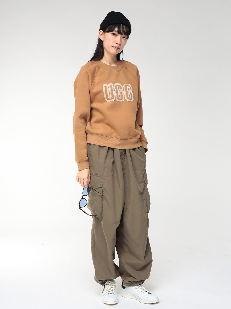 UGG (アグ) 裏起毛 BIGロゴ クルーネック トレーナー UGGL1171477
