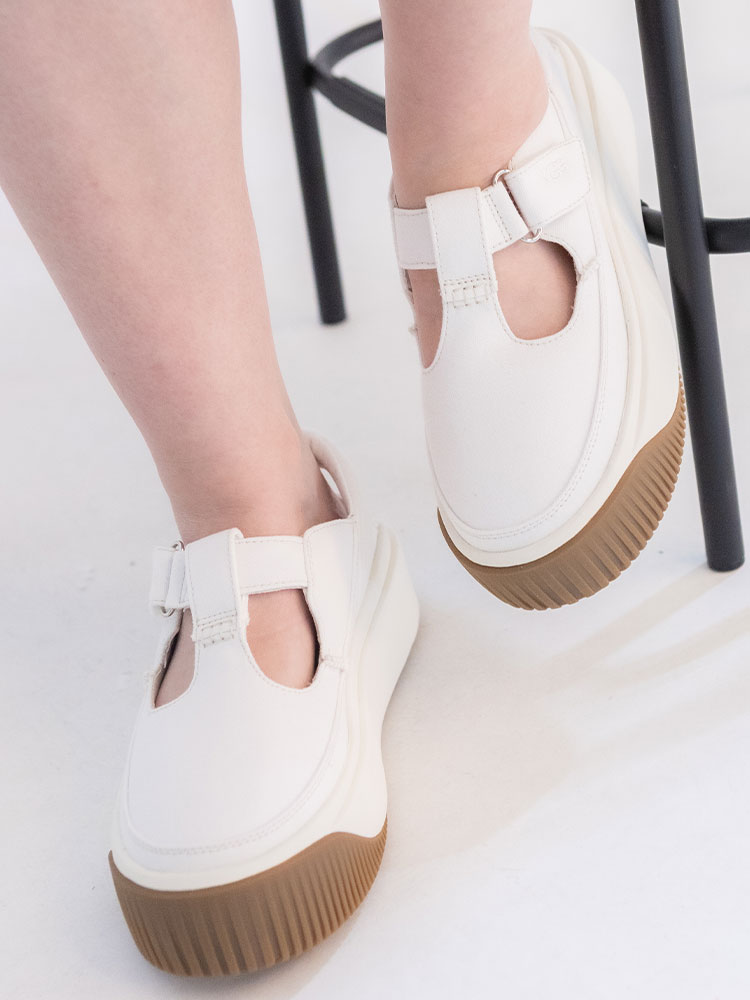 UGG (アグ) ストラップ 厚底サンダル EZ-DUZZIT T-STRAP レディース 5