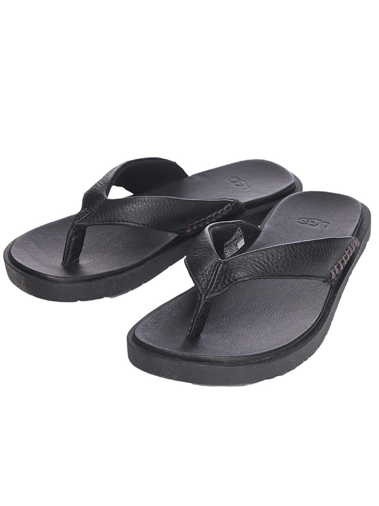 UGG (アグ) レザーストラップ サンダル SEASIDE Ⅱ FLIP メンズ 7(US