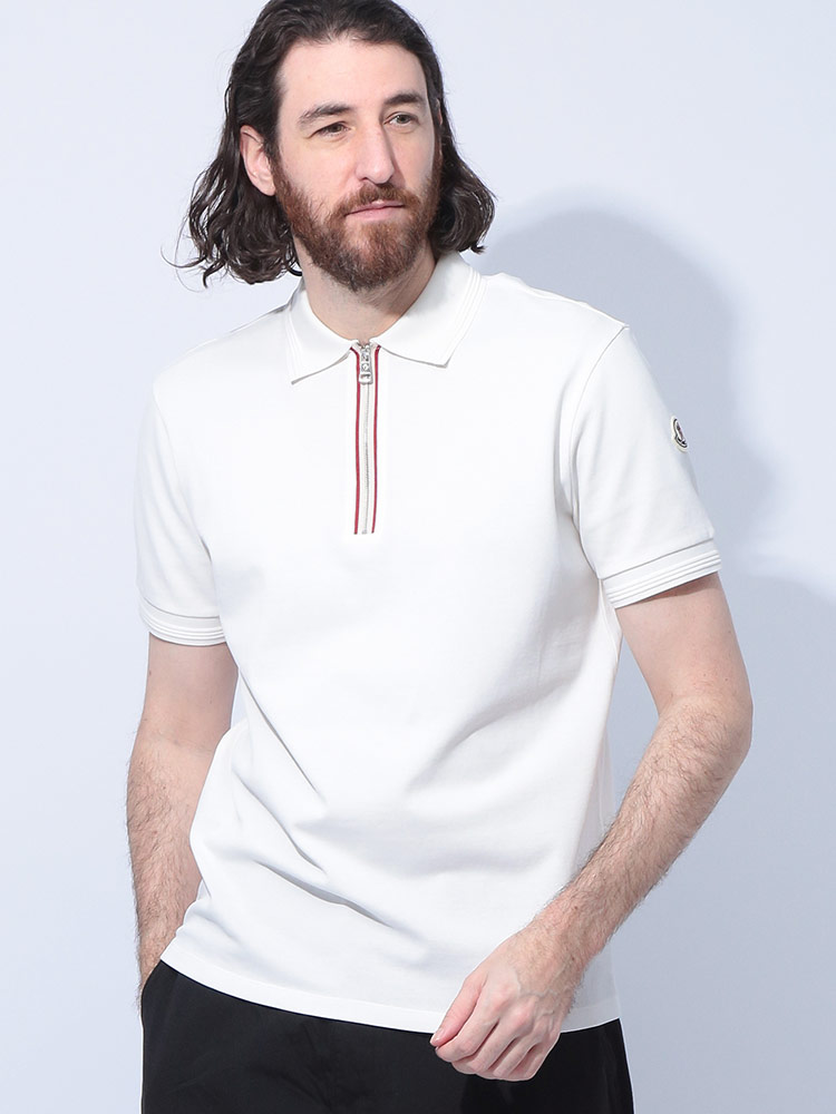 MONCLER (モンクレール) ワンポイント 半袖 ポロシャツ メンズ S M L