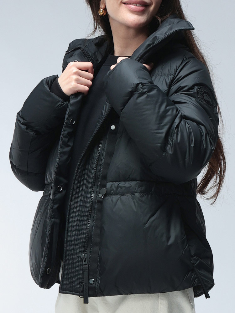 CANADA GOOSE (カナダグース) ロゴ フード付き フルジップ ダウン