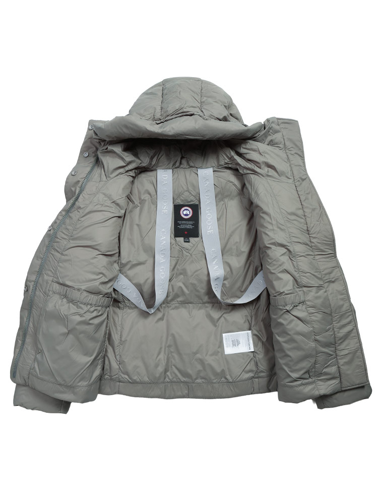 CANADA GOOSE (カナダグース) ロゴ フード付き フルジップ ダウン