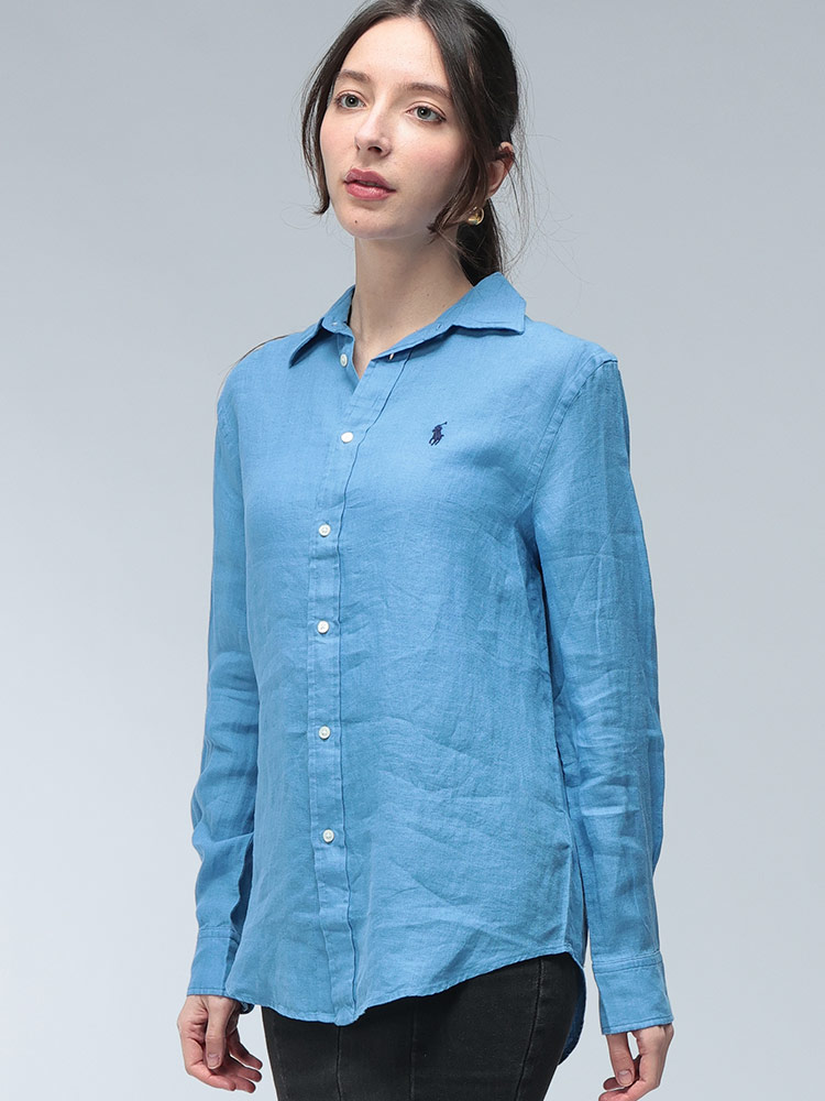 POLO RALPH LAUREN (ポロラルフローレン) ロゴ 麻100％ ワンポイント