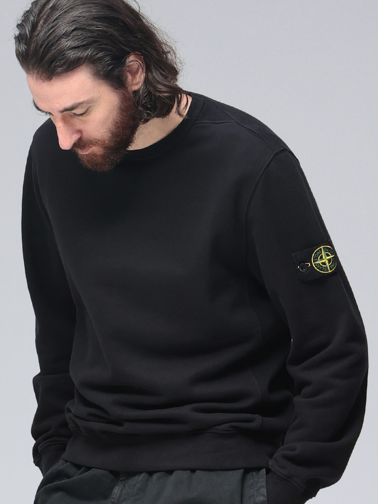 ストーンアイランド stoneisland スウェット ネイビー S STONE ISLAND