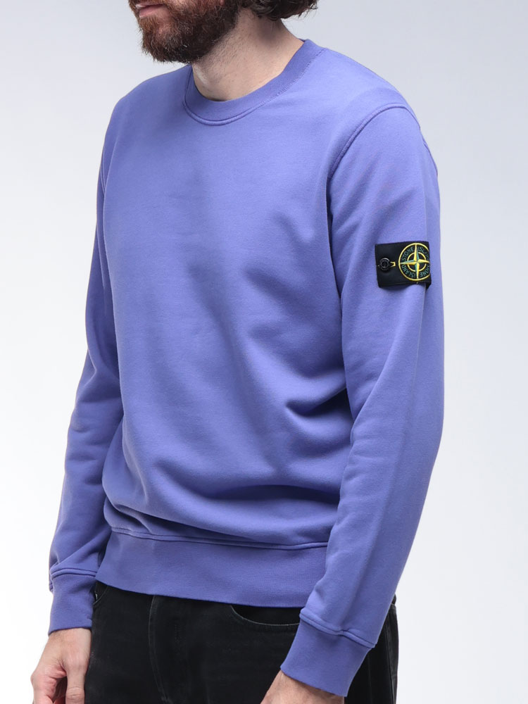 STONE ISLAND (ストーンアイランド) 袖ロゴ クルーネック トレーナー