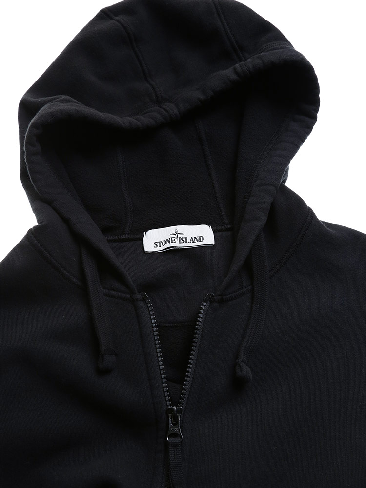 STONE ISLAND ストーンアイランド 裏起毛 袖ロゴ フルジップ