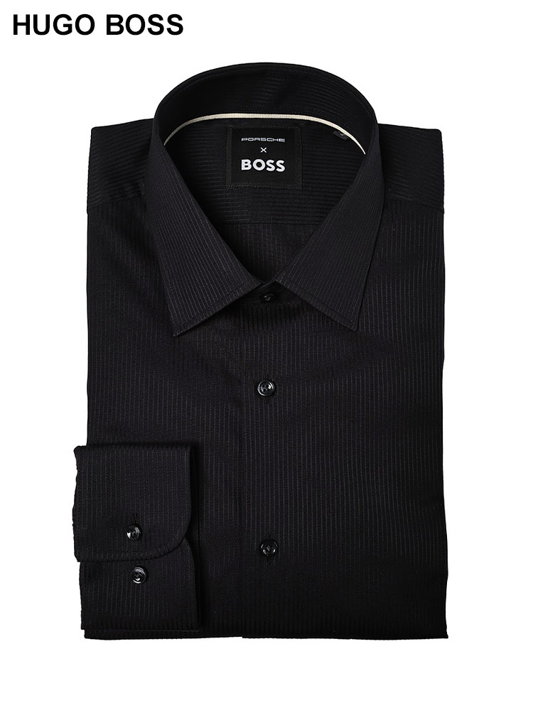 HUGO BOSS (ヒューゴボス) ケントカラー シャドーストライプ 長袖