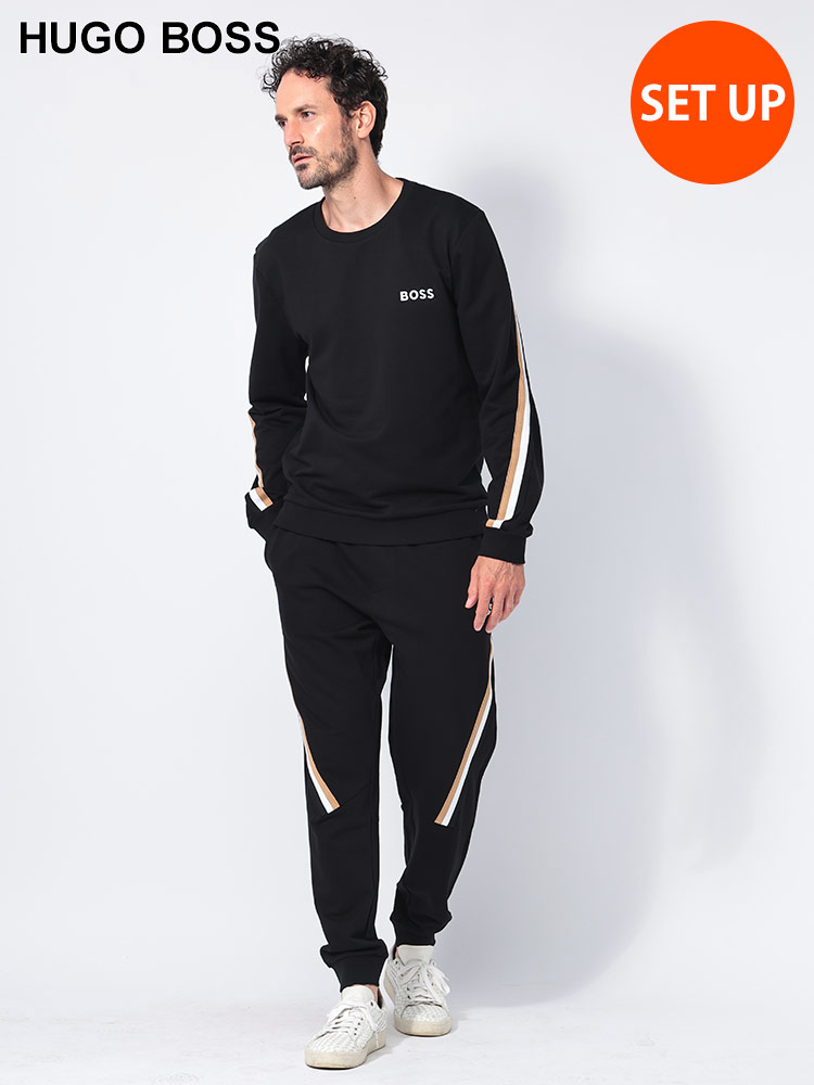 HUGO BOSS (ヒューゴボス) シグネチャーテープ トレーナー スウェット