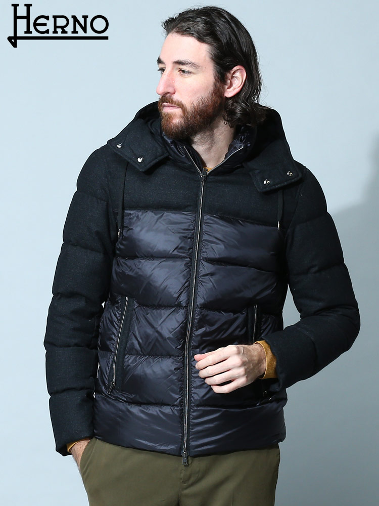 ヘルノ メンズ ダウン HERNO ブランド ダウンジャケット アウター