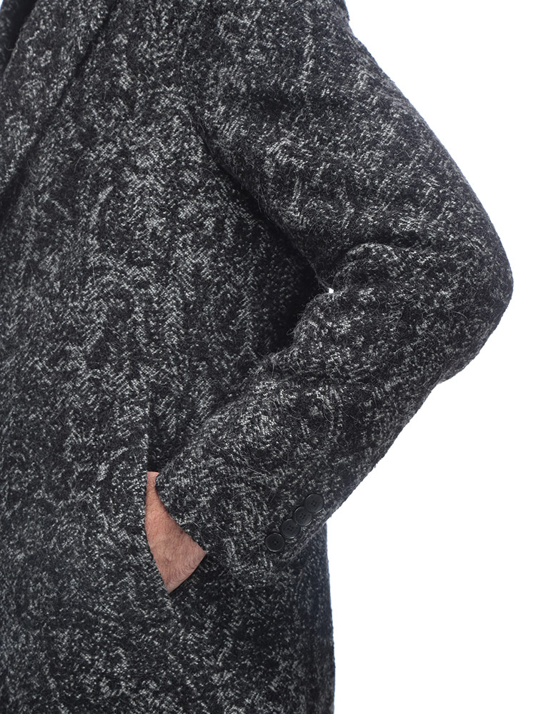 ETRO (エトロ) ペイズリージャガード シングル ロングコート