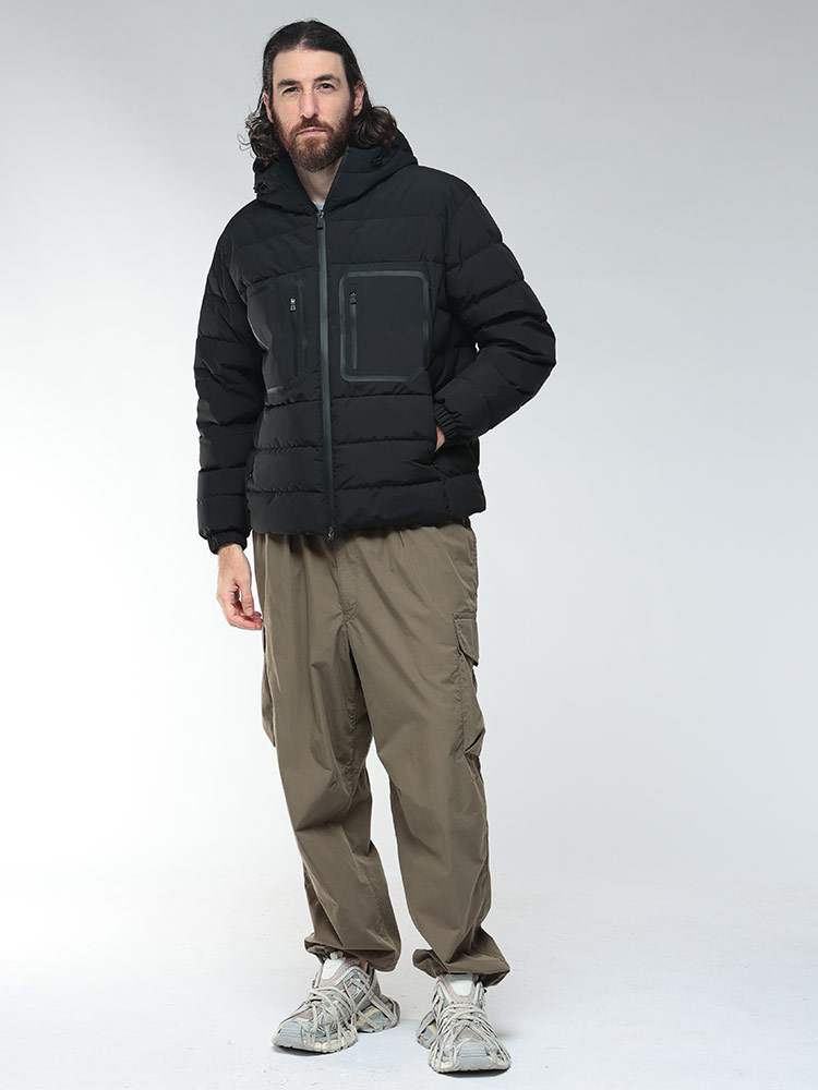 HERNO (ヘルノ) フーデット フルジップ ダウンブルゾン PRO-METEO