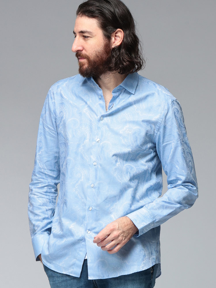 ETRO (エトロ) ペイズリー柄 長袖 シャツ ETMRIB0299TJ594 メンズ 39