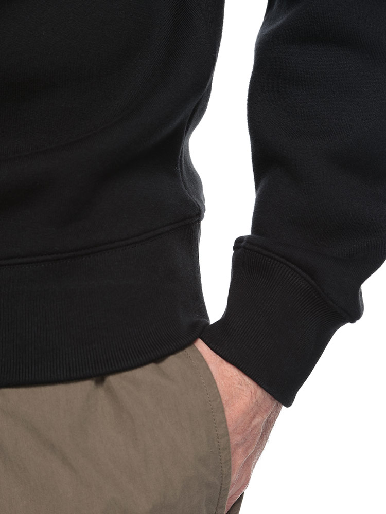 Maison Kitsune (メゾン キツネ) 裏起毛 フォックス刺繍 クルーネック