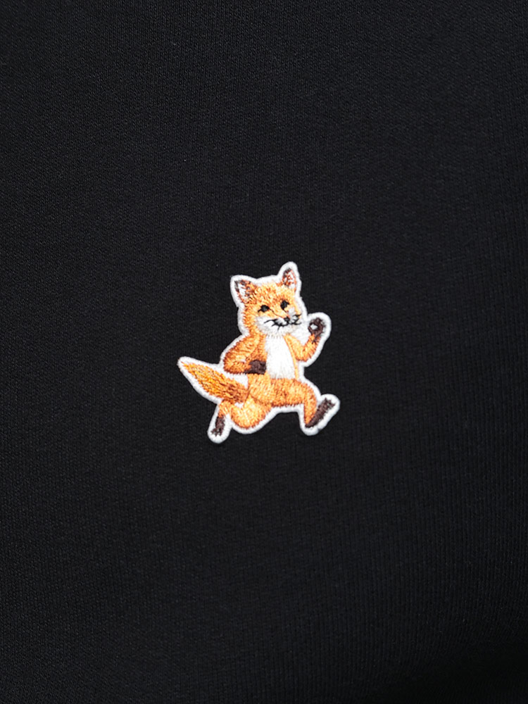 Maison Kitsune (メゾン キツネ) 裏起毛 フォックス刺繍 クルーネック