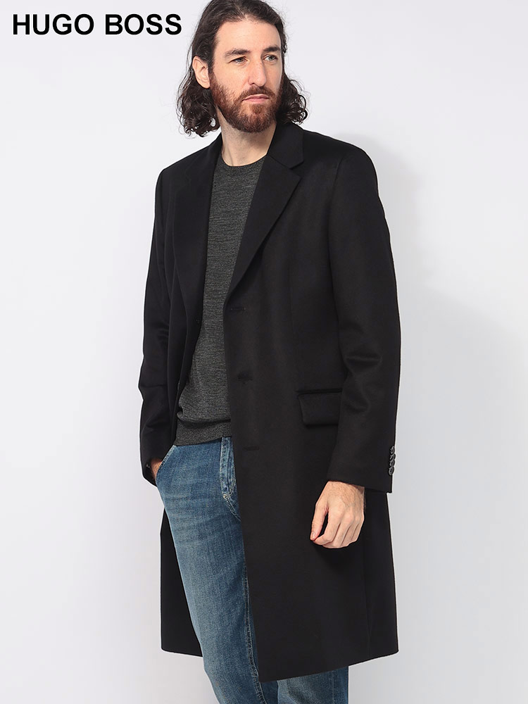 HUGO BOSS (ヒューゴボス) ベスト付き 3WAY ハーフコート レギュラー