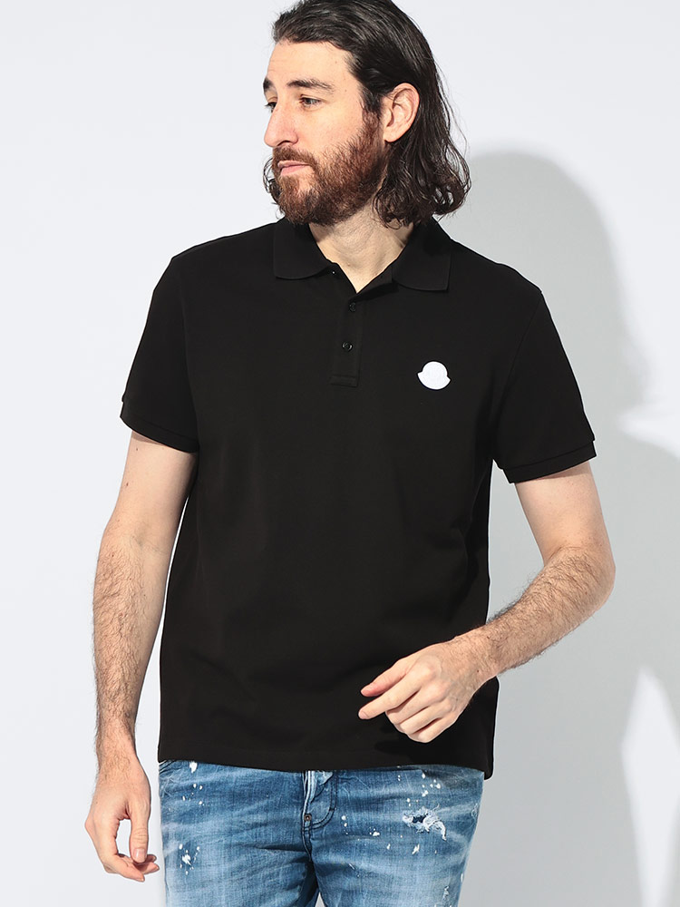 MONCLER (モンクレール) ワンポイント 半袖 ポロシャツ メンズ S M L