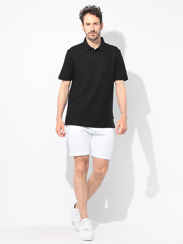 HUGO BOSS (ヒューゴボス) ワッフル ウエストコード ショートパンツ