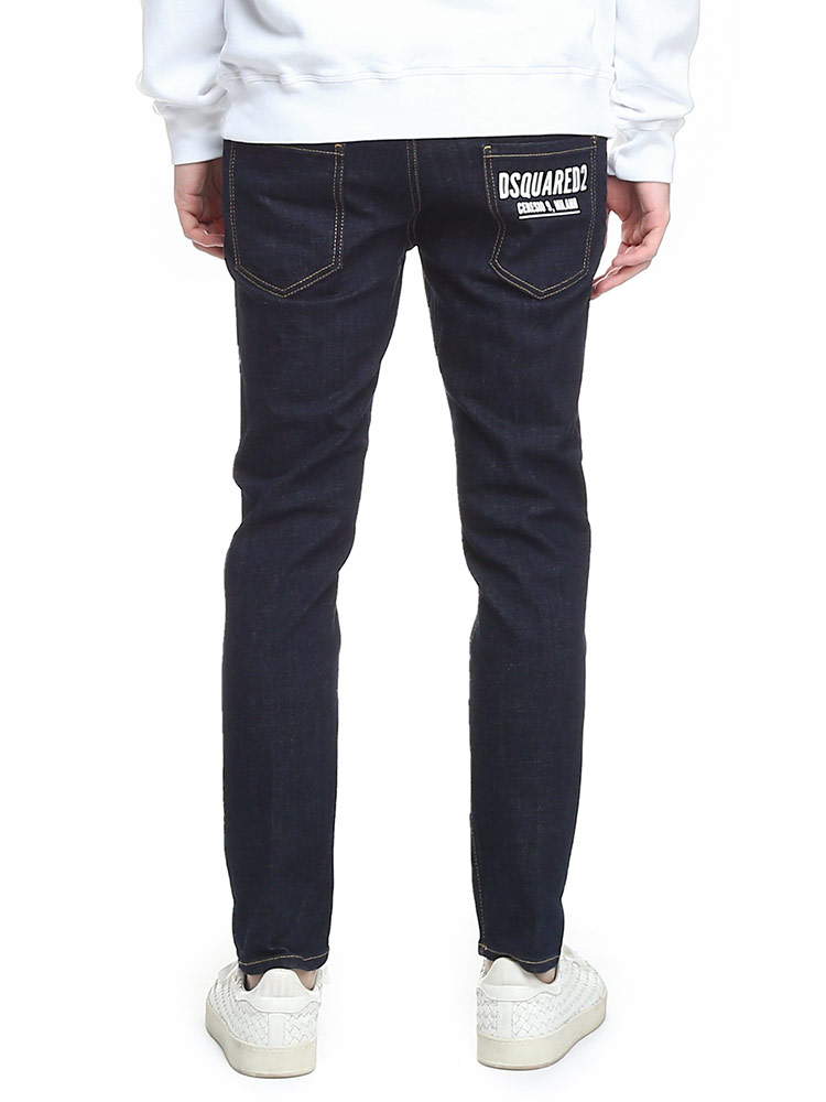 DSQUARED2 ディースクエアード ロゴ プリント ジーンズ デニム