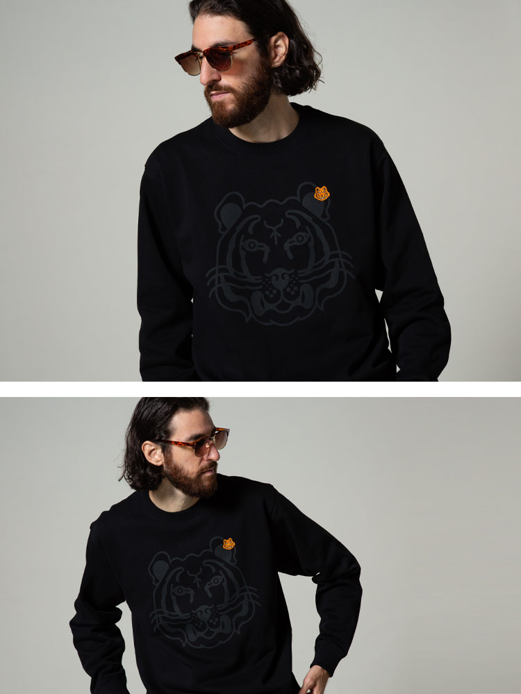 KENZO ケンゾー 裏起毛 タイガー クルーネック トレーナー ブランド